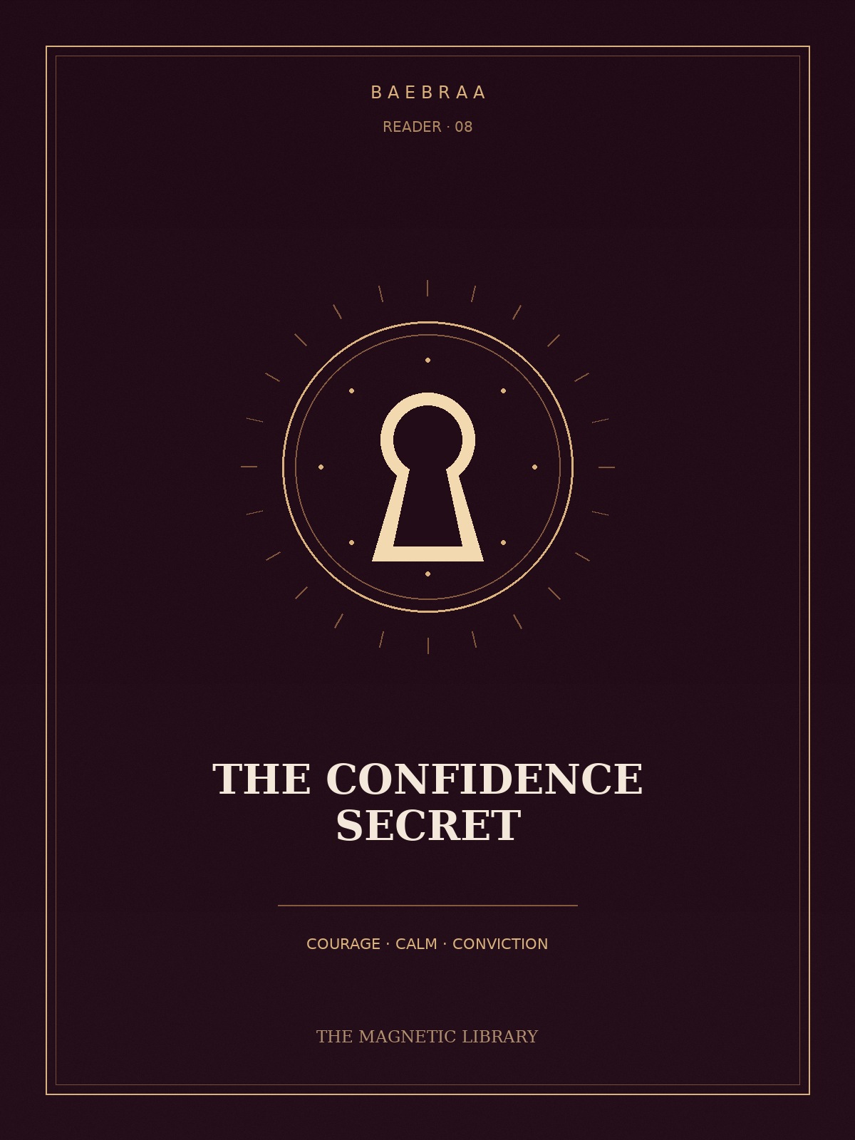 The Confidence Secret cover